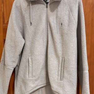 Nike Light Gray Fleece Hoodie